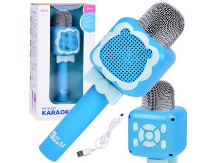 Mikrofon Bezdrátový pro děti KARAOKE Bluetooth nahrávání