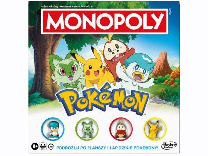 Desková hra Hasbro Monopoly: Pokemon 4 figurky