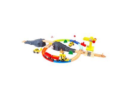 Aga4Kids Dřevěná vláčkodráha DS5645