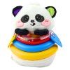 Senzorická hračka Tumbler Panda Kousátka Chrastítko 2