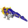 Dětská pistole Dinobots 2v1 Dinosaurus na šipky Fialový Triceratops Terč