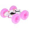 RC auto STUNT CAR 360 stupňů oboustranné růžové 4
