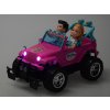 RC auto pro panenky + figurka chlapec a holčička růžové 11
