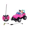 RC auto pro panenky + figurka chlapec a holčička růžové 2