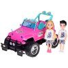 RC auto pro panenky + figurka chlapec a holčička růžové 3