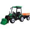 Dětský TRAKTOR elektrický na akumulátor Velký s přívěsem a lžící 2
