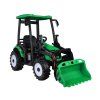 Dětský TRAKTOR elektrický na akumulátor Velký s přívěsem a lžící