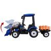 Velký elektrický TRAKTOR pro děti s přívěsem a lžící 3