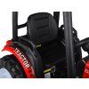 TRAKTOR Velký elektrický pro děti s přívěsem a lžící