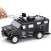 Pokladnička Policejní černé autíčko Bankomat trezor
