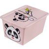 Dětský box s víkem X Box Deco Panda Animal 30 l BRANQ