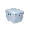 Modrý plastový box s víkem na kolečkách Bear 40 l BRANQ