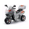Dětská elektrická motorka HC8051 stříbrná 2