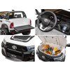 Elektrické autíčko Toyota Hilux pro 2 osoby bílé