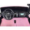 Elektrické autíčko Toyota Hilux pro 2 osoby růžové