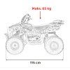 Benzínová čtyřkolka SIRIUS 49 ccm Červená 21