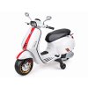 Dětský elektrický skútr VESPA s melodiemi BÍLÁ 2