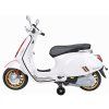 Dětský elektrický skútr VESPA s melodiemi BÍLÁ