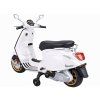 Dětský elektrický skútr VESPA s melodiemi BÍLÁ