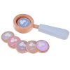 Dětský kávovar dřevěný modrý + příslušenství 5