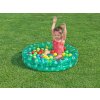 Suchý bazén Bestway s míčky 91x20 cm + 50 míčků ZELENÝ