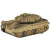 RC tank s otočnou věžičkou a zvuky hnědý