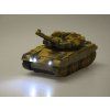 RC tank s otočnou věžičkou a zvuky hnědý 8