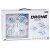 Dron akrobatický s LED osvětlením + dálkový ovladač bílý 9