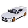 Autíčko BMW 3.0 CSL kovové  1:34 s efekty bílé 3