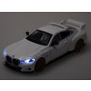 Autíčko BMW 3.0 CSL kovové  1:34 s efekty bílé 9