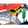 Elektrická vláčkodráha Lokomotiva s vagóny + dráha a autobus 2v1