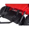 Elektrické autíčko TRAKTOR s přívěsem červené