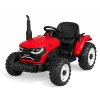 Elektrické autíčko TRAKTOR s přívěsem červené