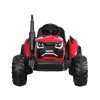 Elektrické autíčko TRAKTOR s přívěsem červené