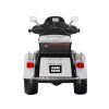 Dětská velká elektrická motorka Chopper 2 motory bílá