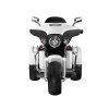 Dětská velká elektrická motorka Chopper 2 motory bílá
