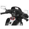 Dětská velká elektrická motorka Chopper 2 motory bílá