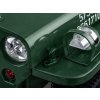 Dětské elektrické autíčko Vojenské Willys Zelené