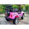 Dětské elektrické autíčko S2388 Jeep 4x45 W Růžové