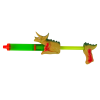 Vodní Pistole Dinosaurus 40 cm Zelená