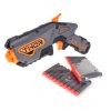 Pistole na pěnové náboje Blaze Storm Manuální Šedá + 20 Bezpečných Nábojů + Pružinový Mechanismus 4