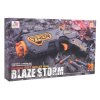 Pistole na pěnové náboje Blaze Storm Manuální Šedá + 20 Bezpečných Nábojů + Pružinový Mechanismus 8