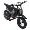 Dětská elektrická motorka SHARK černá 12