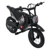 Dětská elektrická motorka SHARK černá