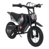 Dětská elektrická motorka SHARK černá