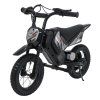 Dětská elektrická motorka SHARK černá 2