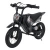 Dětská elektrická motorka SHARK černá