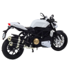 Motorka Sportovní Světla Zvuky Bílá Kovová 3