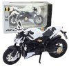 Motorka Sportovní Světla Zvuky Bílá Kovová