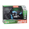 Dětská motorka na baterie světla modrá 3